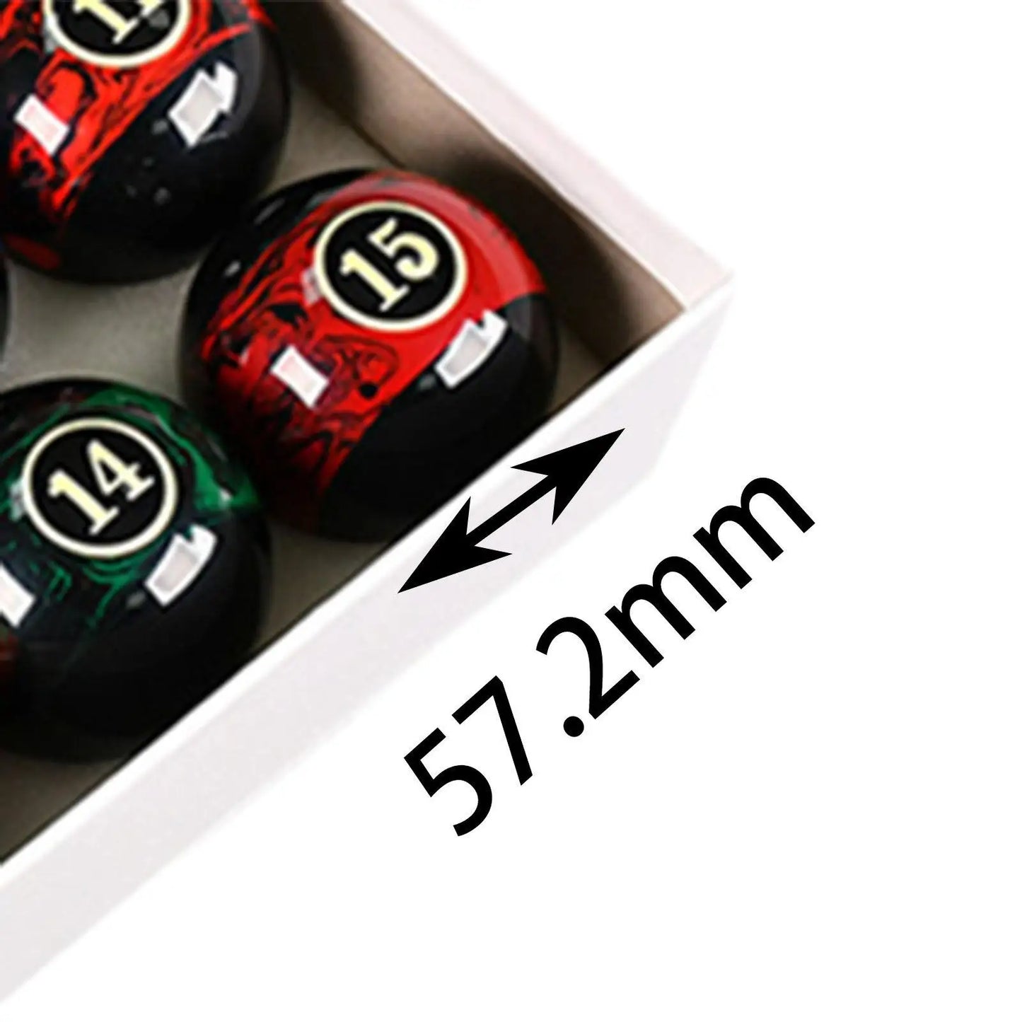 16 Piece Pool Ball Set