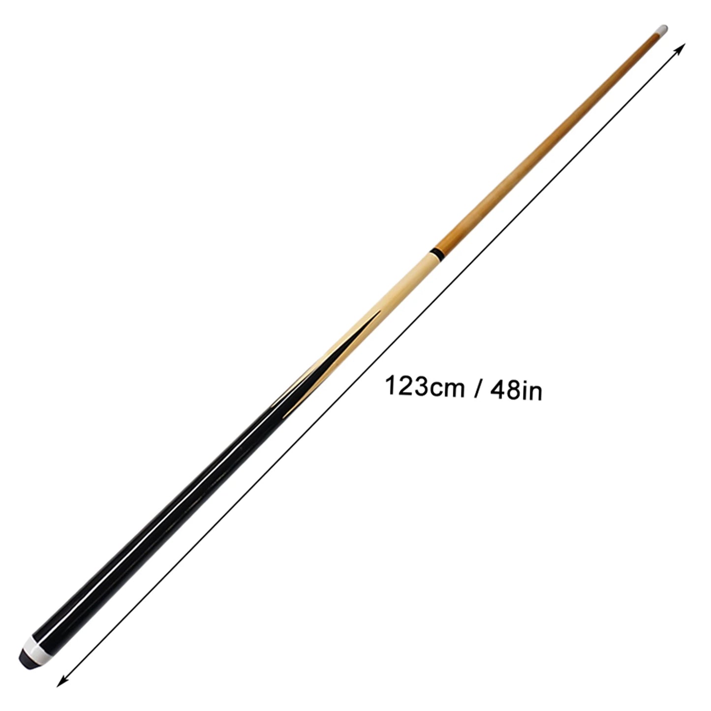 48-Inch Junior Wooden Pool Cue - Perfect for Kids