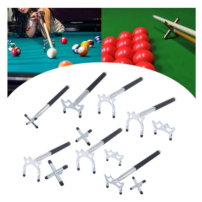 Extendable Billiard Cue Bridge with Bridge Head