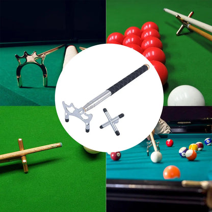 Extendable Billiard Cue Bridge with Bridge Head